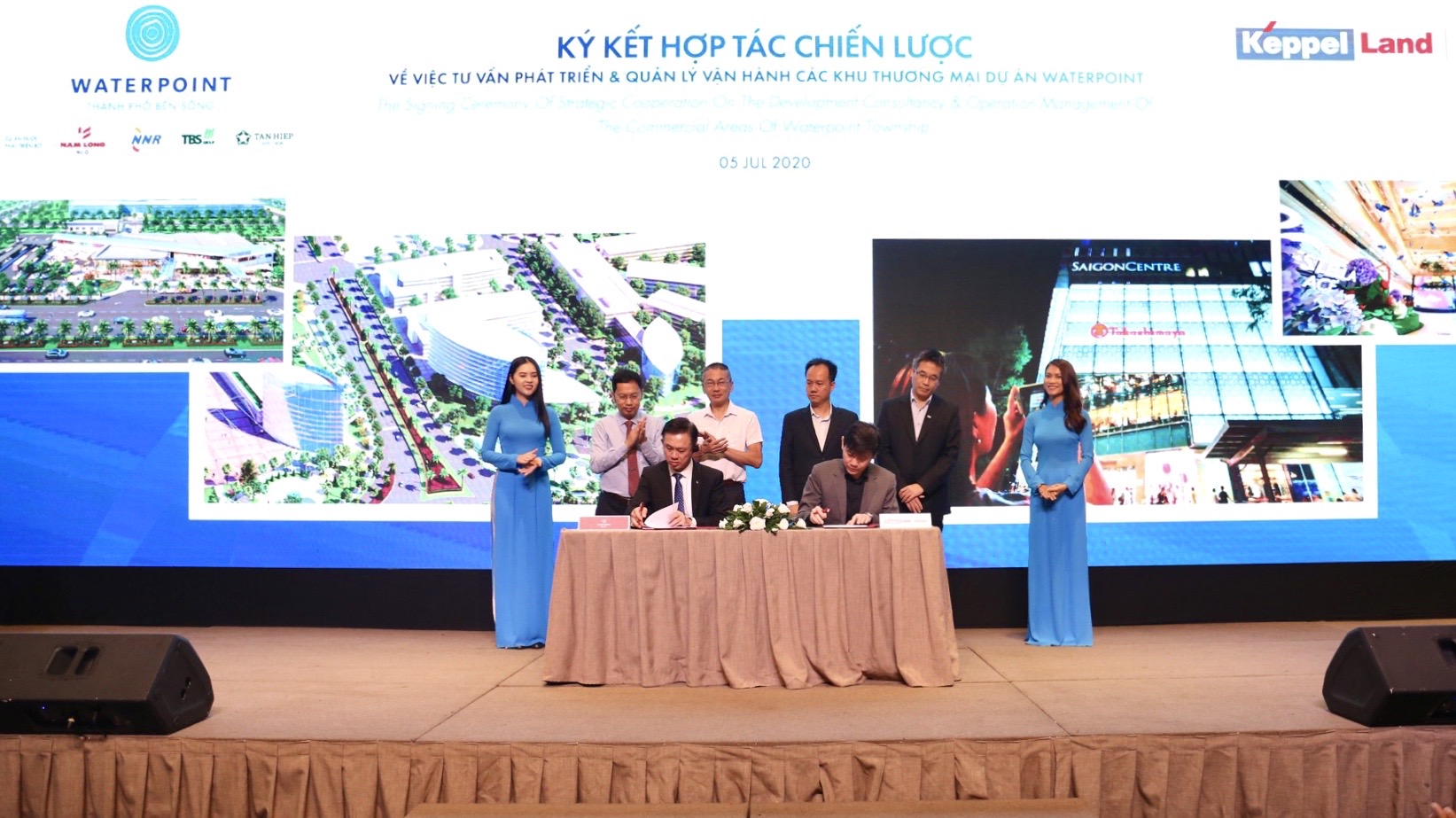 Nam Long (HOSE: NLG) ký kết thỏa thuận hợp tác chiến lược với  Keppel Land phát triển quỹ đất thương mại tại Waterpoint